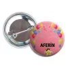 Aferin (Kız) Buton Rozet