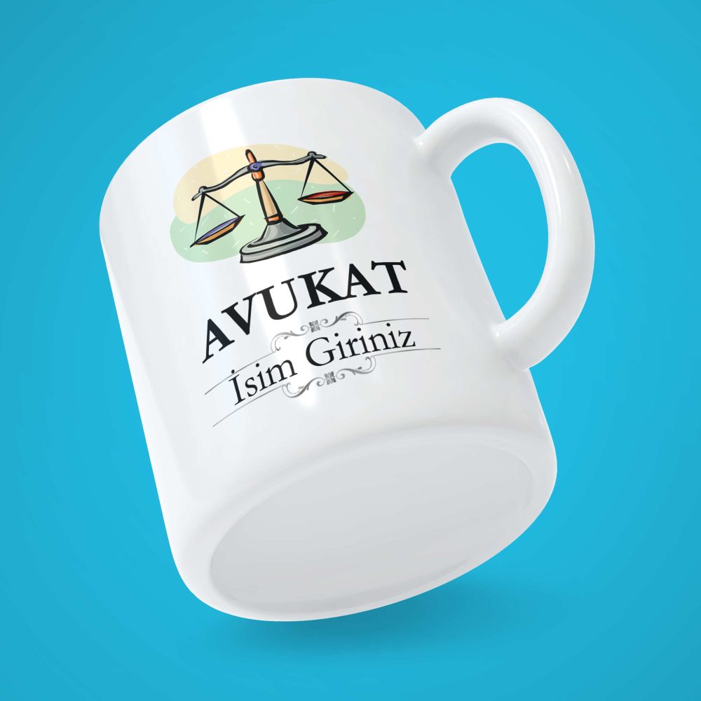 Alternative view of Avukat Kişiye Özel Baskılı Kupa