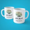 Avukat Kişiye Özel Baskılı Kupa
