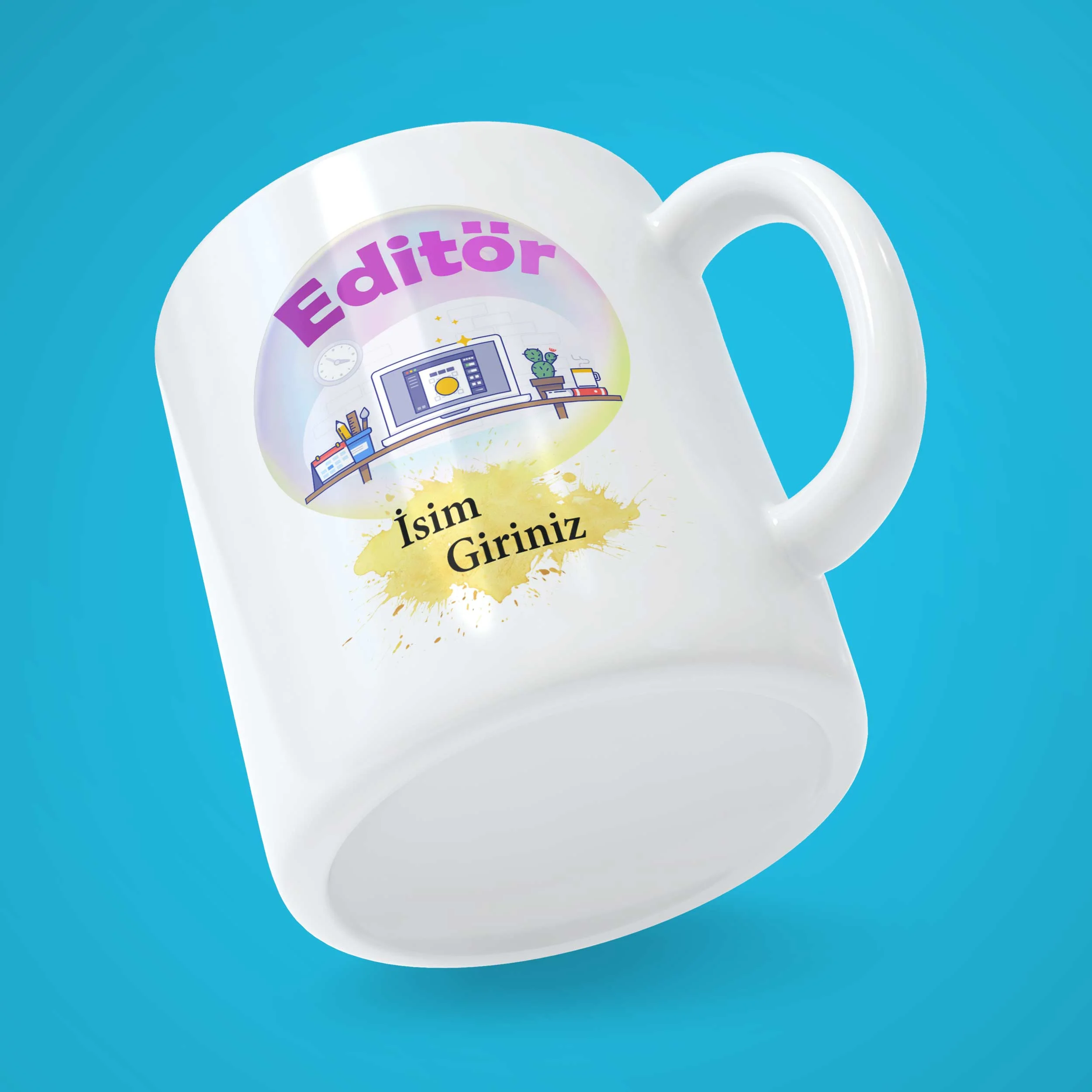 Editör Kişiye Özel Baskılı Kupa - Görsel 2