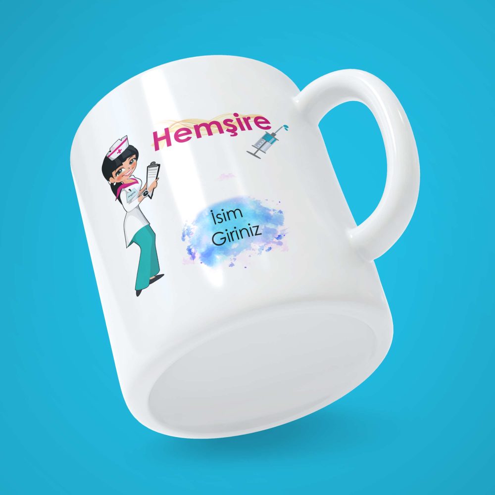Alternative view of Hemşire Kişiye Özel Baskılı Kupa