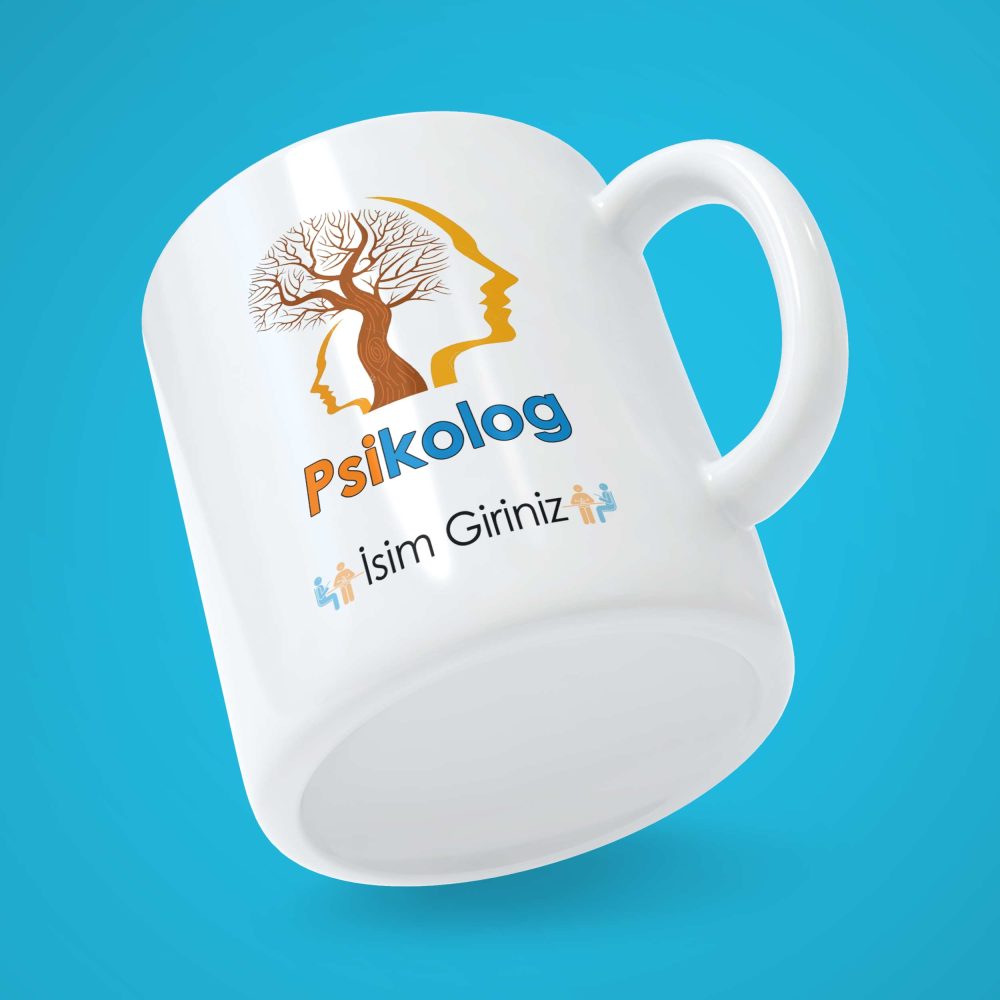 Alternative view of Psikolog Kişiye Özel Baskılı Kupa