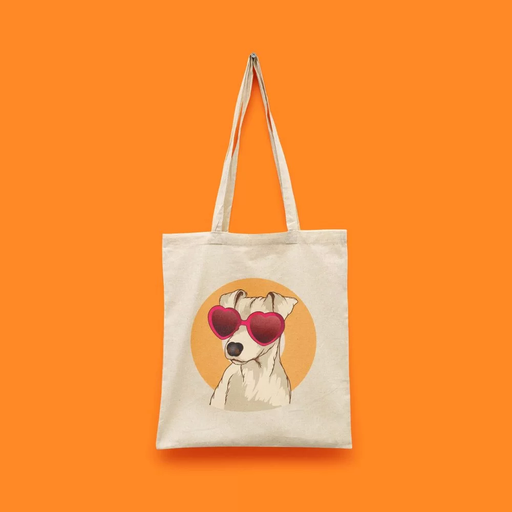 Gözlüklü Köpek 3 | Bez Çanta