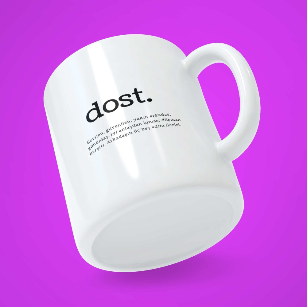 Alternative view of Dost Kelime Anlamlı | Kupa