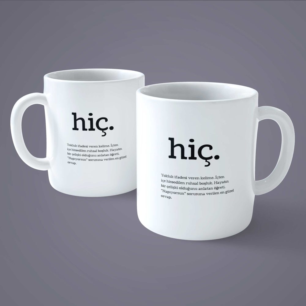 Alternative view of Hiç Kelime Anlamlı | Kupa