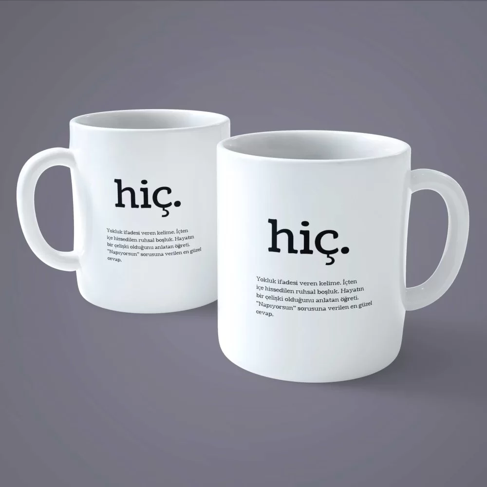 Alternative view of Hiç Kelime Anlamlı | Kupa