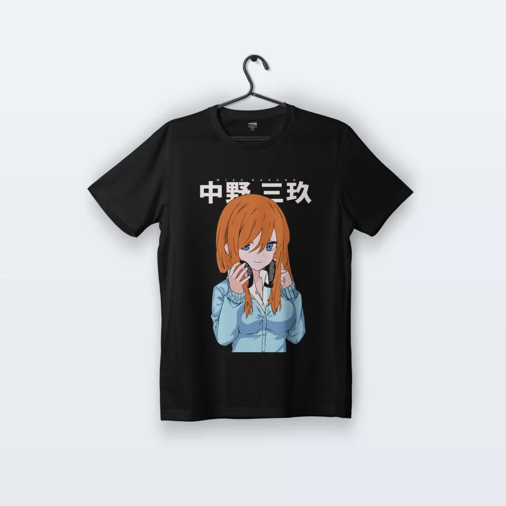 Miku Nakano Tişört | The Quintessential Quintuplets