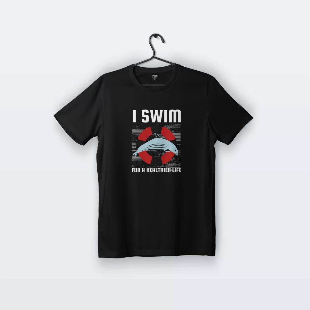 I Swim For A Healthier Life | Tişört
