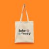 Take It Easy Baskılı Bez Çanta