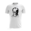 Karakalem Atatürk Silüeti Baskılı Tişört